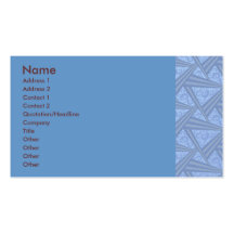 Art Deco Triangle Profile Card Business Card Templates