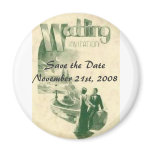 Art deco wedding, Save the ... Magnet