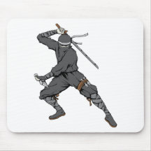 Art d'imaginaire de guerrier d'arts martiaux de Ni Tapis De Souris
