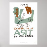 Art Exhibition Children 1936 WPA Poster