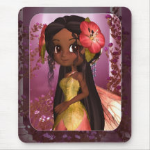 Art féerique Mousepad - fée d'imaginaire d'Afro-am Tapis De Souris