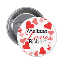 Art Hearts Buttons