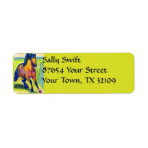 Art Horse Labels