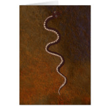Art indigène australien de serpent de désert cartes