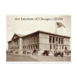 Art Institute of Chicago, c1920s Vintage Postcard