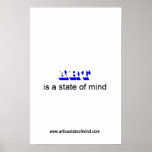 ART is a state of mind Print