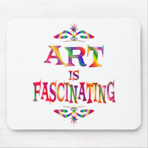 Art is Fascinating Mouse Pads