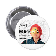 Art is the Weapon Pin