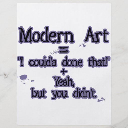 Art moderne prospectus en couleur