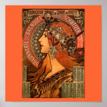 Art-Mucha-Savonnerie Affiche-Classique