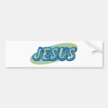 Art nommé de Jésus Autocollants Pour Voiture