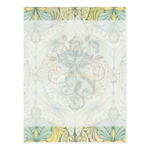 art nouveau abstract ornate pattern postcards
