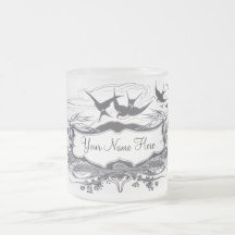 Art Nouveau Birds Mug