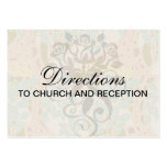 art nouveau blooming floral art business cards