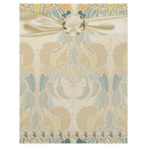 art nouveau bold flora design letterhead design
