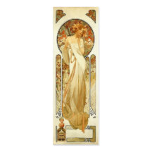 Art Nouveau Bookmark Business Card