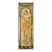 Art Nouveau Bookmark Business Cards