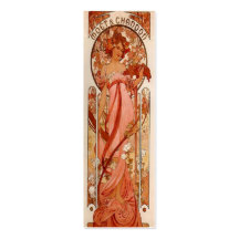 Art Nouveau Bookmark Business Cards
