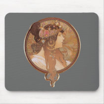 Art Nouveau - Byzantine Head, The Brunette