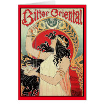Art Nouveau Card: - Bitter Oriental
