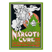 Art Nouveau Card: Narcoti-Cure -William H. Bradley