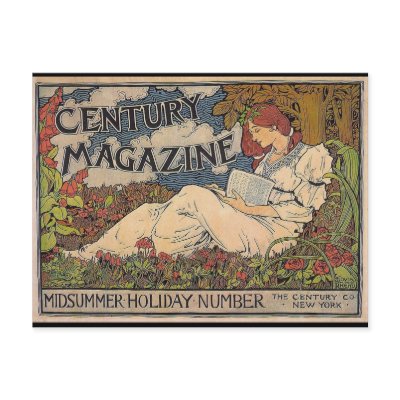 Art Nouveau - Century Magazine Postcard by MyOtherPlanet