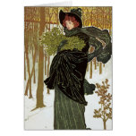 Art Nouveau Christmas Card