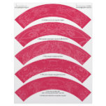 Art Nouveau Christmas Party DIY Cupcake Wrappers Letterhead Template