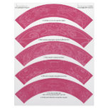 Art Nouveau Christmas Party DIY Cupcake Wrappers Letterhead Template