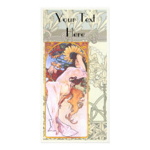 Art Nouveau Customized Photo Card