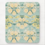 art nouveau dainty vintage floral pattern mousepad