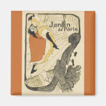 Art Nouveau, Dancer Jane Avril, Toulouse Lautrec Magnet