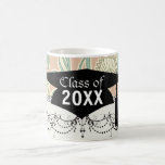 art nouveau dandelions art graduation coffee mugs