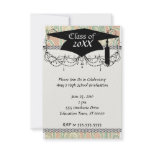 art nouveau dandelions art graduation announcements