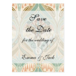 art nouveau decorative bliss pattern postcards