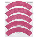 Art Nouveau DIY Christmas Cupcake Wrappers Wraps Personalized Flyer
