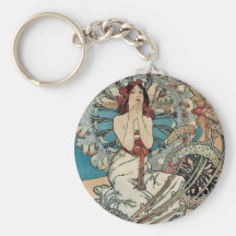 Art Nouveau du Monaco Monte Carlo de ~ d'Alphonse  Porte-clef