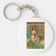 Art Nouveau du Monaco Monte Carlo Porte-clé