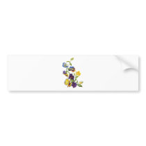 Art Nouveau Embroidered Pansies