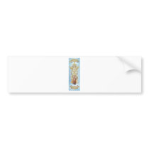 Art Nouveau Fairy Cat Bumper Sticker