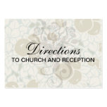 art nouveau fruit and flowers pattern business card template