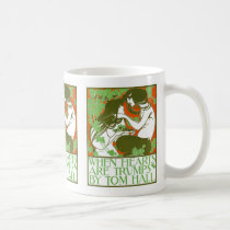 Art Nouveau Illustration - When Hearts are Trumps mugs