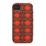 Art nouveau in black lace Case-Mate iPhone 4 covers