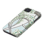 art nouveau intricate floral nature design iPhone 4 cases
