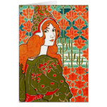 Art Nouveau ~ Jane by Louis John Rhead Card