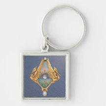 Art Nouveau Jewellery Keychain