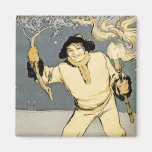 Art Nouveau:  Jugend Art Refrigerator Magnet