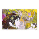 Art Nouveau Lady in a Garden