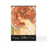 Art Nouveau Lady Mothers Day Card