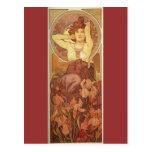 Art Nouveau les pierres précieuses, améthyste Cartes Postales